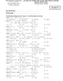 Đáp án và đề thi tốt nghiệp trung học phổ thông năm 2011 môn Tiếng Nhật - Mã đề 347
