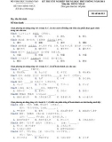 Đáp án và đề thi tốt nghiệp trung học phổ thông năm 2011 môn Tiếng Nhật - Mã đề 813