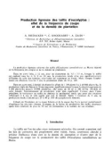 Báo cáo lâm nghiệp: Production ligneuse des taillis d'eucalyptus effet de la fréquence de coupe et de la densité de plantatio