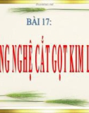 Giáo án điện tử công nghệ: công nghệ cắt gọt kim loại