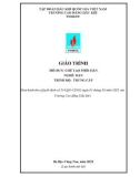 Giáo trình Chế tạo phôi hàn (Nghề: Hàn - Trung cấp) - Trường Cao Đẳng Dầu Khí