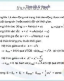 Bài giảng Chuyên đề: Dao động điều hòa và các bài toán cơ bản