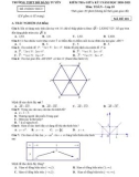 Đề thi giữa học kì 1 môn Toán lớp 10 năm 2020-2021 có đáp án - Trường THPT Đỗ Đăng Tuyển