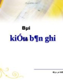 Bài giảng Điện tử Tin học lớp 11: Bài 16