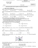 Đề kiểm tra giữa học kì 1 môn Toán lớp 11 năm 2020-2021 có đáp án - Trường THPT Đình Phùng (Mã đề 123)