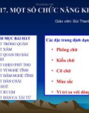 Bài giảng Tin học 10 - Bài 17: Một số chức năng khác (Bùi Thanh Hoàn)