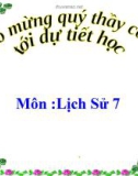 Bài giảng Lịch sử 7: Đại Việt dưới thời nhà Trần