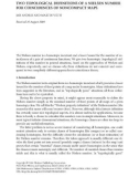 Báo cáo hóa học: TWO TOPOLOGICAL DEFINITIONS OF A NIELSEN NUMBER FOR COINCIDENCES OF NONCOMPACT MAPS