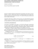 Báo cáo hóa học: ON ALMOST COINCIDENCE POINTS IN GENERALIZED CONVEX SPACES