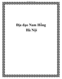 Địa đạo Nam Hồng Hà Nội