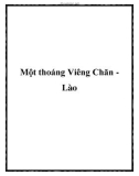 Một thoáng Viêng Chăn Lào