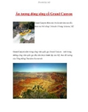 Ấn tượng dòng sông cổ Grand Canyon