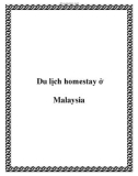 Du lịch homestay tại Malaysia