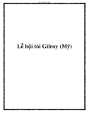 Lễ hội tỏi Gilroy (Mỹ)