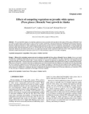 Báo cáo lâm nghiệp: Effects of competing vegetation on juvenile white spruce (Picea glauca (Moench) Voss) growth in Alaska