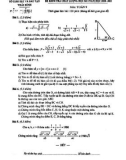 Đề thi học kì 1 môn Toán lớp 8 năm 2020-2021 - Sở GD&ĐT Thái Bình