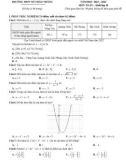 Đề thi giữa học kì 2 môn Toán lớp 10 năm 2022-2023 - Trường THPT số 2 Bảo Thắng