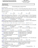 Đề thi khảo sát chất lượng lần 4 môn Vật lí lớp 11 năm 2018 - THPT Nguyễn Viết Xuân - Mã đề 305