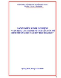 Sáng kiến kinh nghiệm THCS: Vận dụng các thành tố tích cực của mô hình trường học mới vào dạy học môn Hóa học