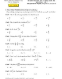 Đề kiểm tra giữa học kì 2 môn Toán lớp 6 năm 2020-2021 có đáp án - Phòng GD&ĐT thị xã Ninh Hòa