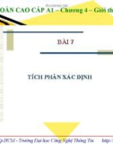 Bài 7: Tích phân xác định