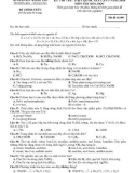 Đề thi thử THPT Quốc gia môn Hóa năm 2018 lần 1 - Sở GD&ĐT Bà Rịa-Vũng Tàu - Mã đề 004