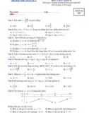 Đề thi HK 2 môn Toán lớp 12 năm 2017-2018 - THPT Yên Lạc 2 - Mã đề 008