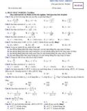 Đề thi học kì 2 môn Toán 11 năm 2019-2020 có đáp án - Trường THPT Phan Đình Phùng