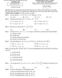 Đề thi giữa học kì 1 môn Toán lớp 10 năm 2020-2021 có đáp án - Trường THPT Phan Đình Phùng