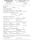 Đề thi giữa học kì 1 môn Toán lớp 10 năm 2021-2022 có đáp án - Trường THPT Hồ Nghinh
