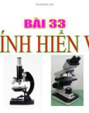 Bài giảng Vật lí 11 - Bài 33: Kính hiển vi