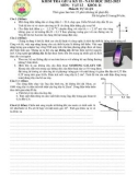 Đề thi giữa học kì 2 môn Vật lý lớp 11 năm 2022-2023 - Trường THPT Nguyễn Hiền, TP. HCM (Tự luận)