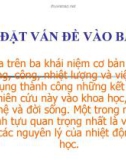 Bài giảng Vật lí 10 - Bài 33: Các nguyên lý của nhiệt động lực học