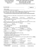Đề thi thử tốt nghiệp THPT năm 2021 môn Hóa học có đáp án - Trường THPT chuyên Nguyễn Trãi (Lần 1)