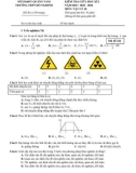 Đề kiểm tra giữa học kì 1 môn Vật lý lớp 10 năm 2022-2023 - Trường THPT Hồ Nghinh (Mã đề 321)
