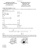 Đề thi học kì 1 môn Toán lớp 7 năm 2022-2023 có đáp án - Trường THCS Tôn Thất Tùng