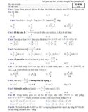 Đề thi thử THPT Quốc gia năm 2017 môn Toán - THPT Phạm Phú Thứ - Mã đề 122