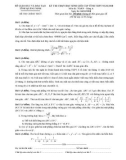 Đề thi chọn HSG cấp tỉnh môn Toán 12 năm 2018-2019 có đáp án - Sở GD&ĐT Quảng Ninh (Bảng A)