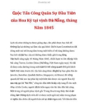 Cuộc Tấn Công Quân Sự Đầu Tiên của Hoa Kỳ tại vịnh Đà NẵngNăm 1845