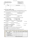 Đề thi học kì 1 lớp 7 môn Tin học năm 2017-2018 có đáp án - Trường THCS Yên Phương