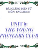 Bài giảng Tiếng Anh 8 Unit 6: The young pioneers club