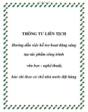 Thông tư số 52/2003/TTLT/BVHTT - BTC