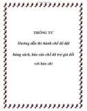 Thông tư số 281/TTLB