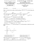 Đề thi giữa học kì 1 môn Toán lớp 12 năm 2022-2023 - Trường THPT Phùng Khắc Khoan - Thạch Thất (Mã đề 567)