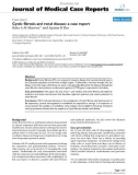 Báo cáo y học: Cystic fibrosis and renal disease: a case report