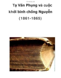 Tài liệu tham khảo: Tạ Văn Phụng và cuộc khởi binh chống Nguyễn (1861-1865)