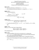 ĐỀ THI KHẢO SÁT CHẤT LƯỢNG ĐẠI HỌC LẦN I Môn thi: Toán ( Khối A) - Trường THPT chuyên Lê Quý Đôn