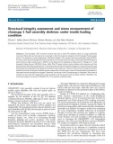 Structural integrity assessment and stress measurement of chasnupp-1 fuel assembly skeleton: under tensile loading condition