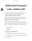 Redirection Permanent Links - Redirect 301