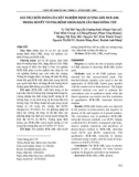 Giá trị chẩn đoán của xét nghiệm định lượng gen BCR-ABL trong huyết tương bệnh nhân bạch cầu mạn dòng tủy